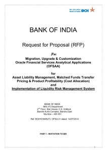 and Implementation of Liquidity Risk Management