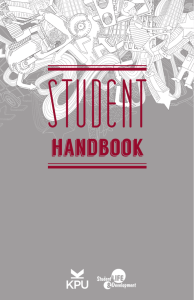 handbook - Kwantlen Polytechnic University