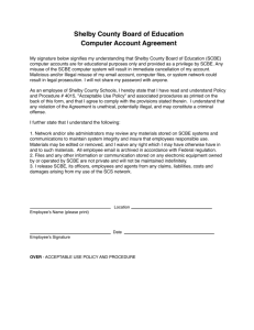 Computer Account Agreement