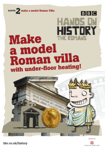 Roman Villa - Start with a Book