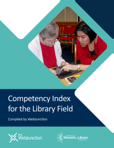 Competency Index for the Library Field