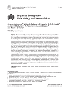 Sequence Stratigraphy: Methodology and Nomenclature
