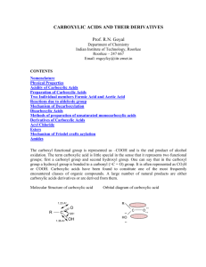 PDF carboxylic acids