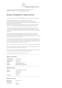 Lincolnshire FSD | Queen Elizabeth's High School
