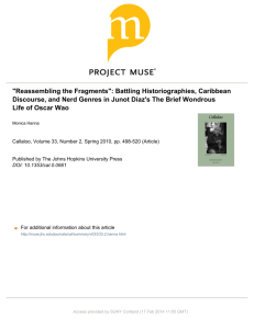 "Reassembling the Fragments": Battling Historiographies