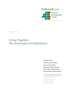 Living Together: The Economics of Cohabitation