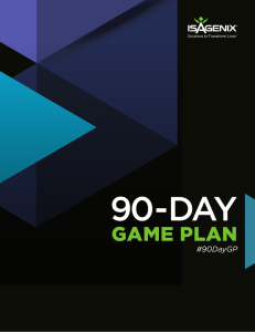 90 Day Game Plan