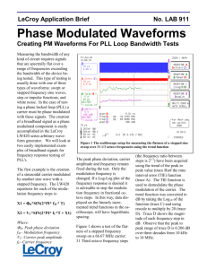 LAB 911 - Phase Modulated Waveforms