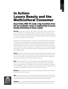 In Action: Luxury Beauty and the Multicultural Consumer