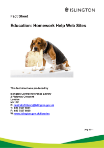 Homework Help Web Sites