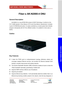 Fiber-x AK-N2000-4 ONU - Kinnerainfosolutions.com
