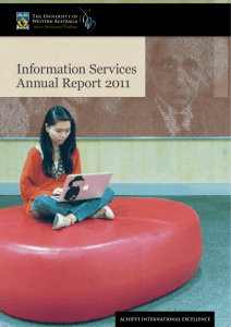 Information Services Annual Report 2011 - University Library