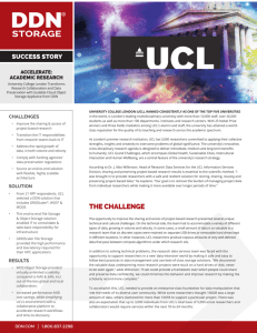University College London Success Story
