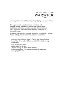 - WRAP: Warwick Research Archive Portal
