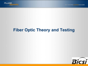 Fiber basics and testing