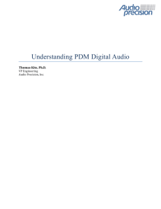 "Understanding PDM Digital Audio"
