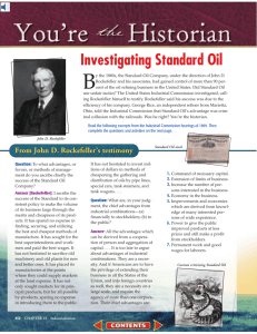 Investigating Standard Oil
