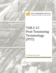 TAB.3-13 Post-Tensioning Terminology (PTT)