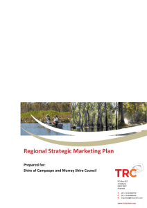 Regional Strategic Marketing Plan