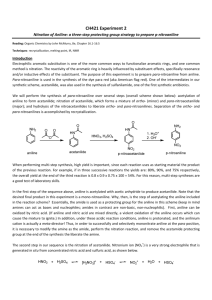 Nitration - Synthesis of p