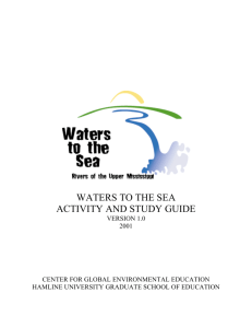 waters to the sea activity and study guide