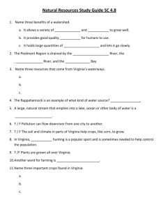 Natural Resources Study Guide SC 4.8