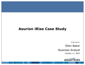 Asurion iRise Case Study