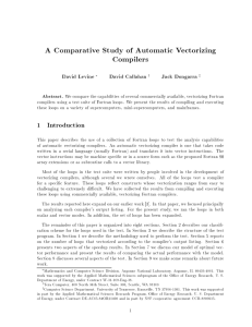 A Comparative Study of Automatic Vectorizing Compilers