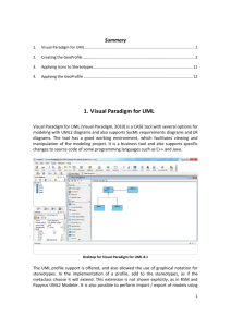 1. Visual Paradigm for UML