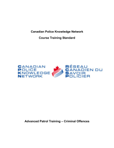 Criminal Offences - Canadian Police Knowledge Network