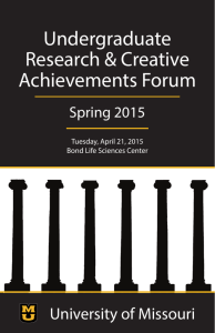 Undergraduate Research & Creative Achievements Forum