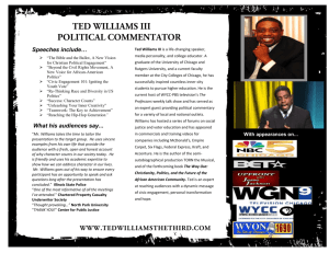TEd Williams, speaker
