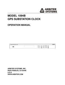 Manual - Arbiter Systems, Inc.