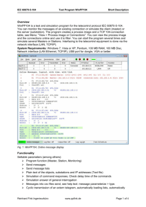 Overview WinPP104 is a test and simulation program for the