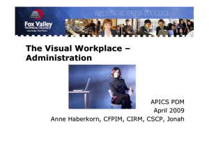 The Visual Workplace - Competitiveamerica.us