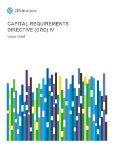 Capital Requirements Directive (CRD) IV