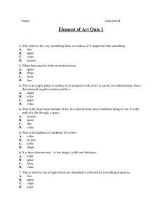 Element of Art Quiz 1