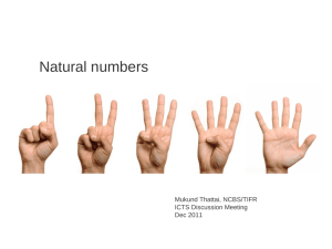 Natural numbers