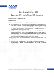 Open Catalog Interface (OCI): Open Icecat XML and Full