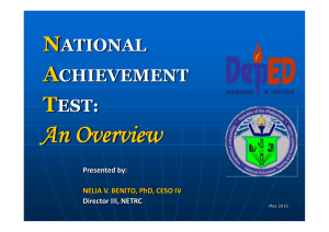 National_achievement_test_dr Benito