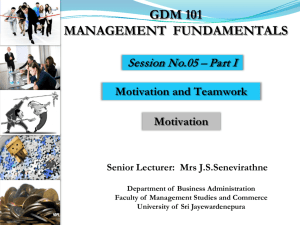 gdm 101 management fundamentals