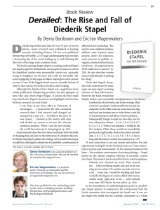 Derailed: The Rise and Fall of Diederik Stapel - Eric