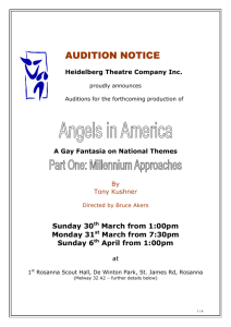 audition notice - Heidelberg Theatre Company