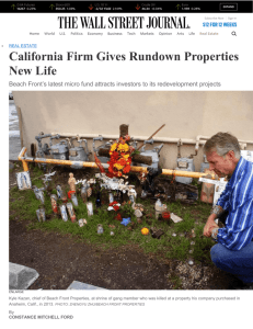 California Firm Gives Rundown Properties New Life