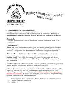 Poultry Study Guide