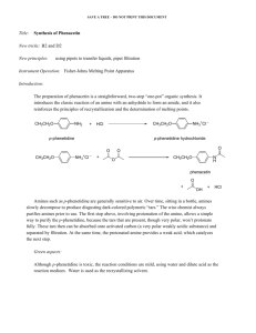 Title: Synthesis of Phenacetin New tricks