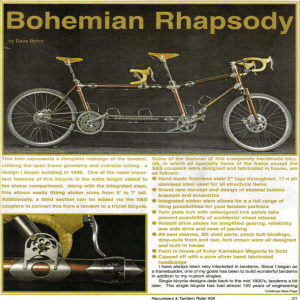 Bohemian Rhapsody - Bohemian Bicycles