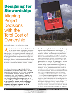 Aligning Project Decisions with the Total Cost of Ownership