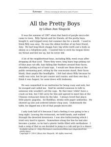 All the Pretty Boys