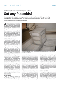 Got any Plasmids?